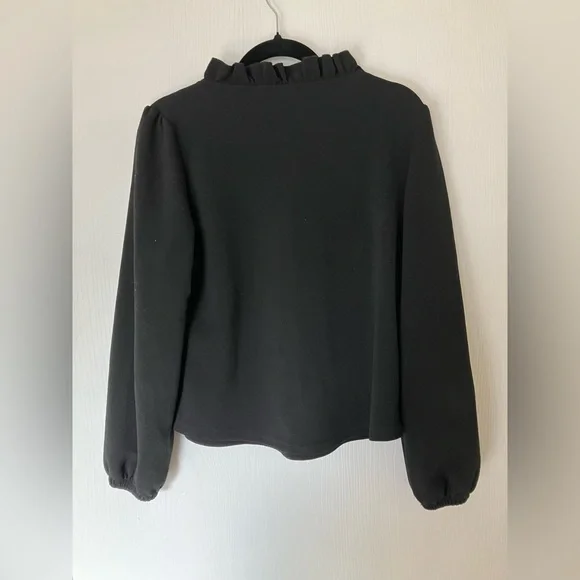 SHEIN Elegant Black Blouse - Picture 3 of 5